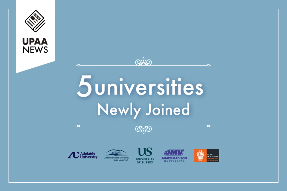 【UPAA】新たに英米5大学と協定を締結
